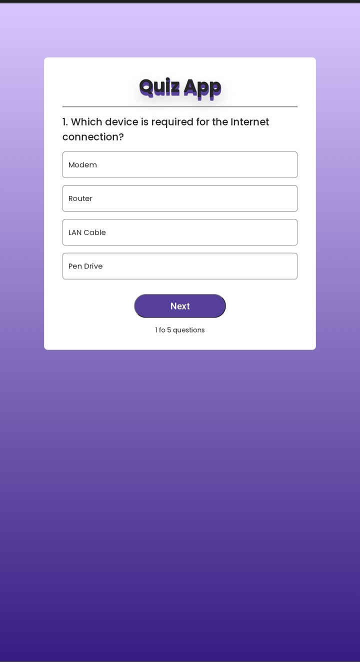 Quiz App