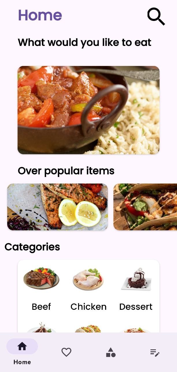 Food App Planner