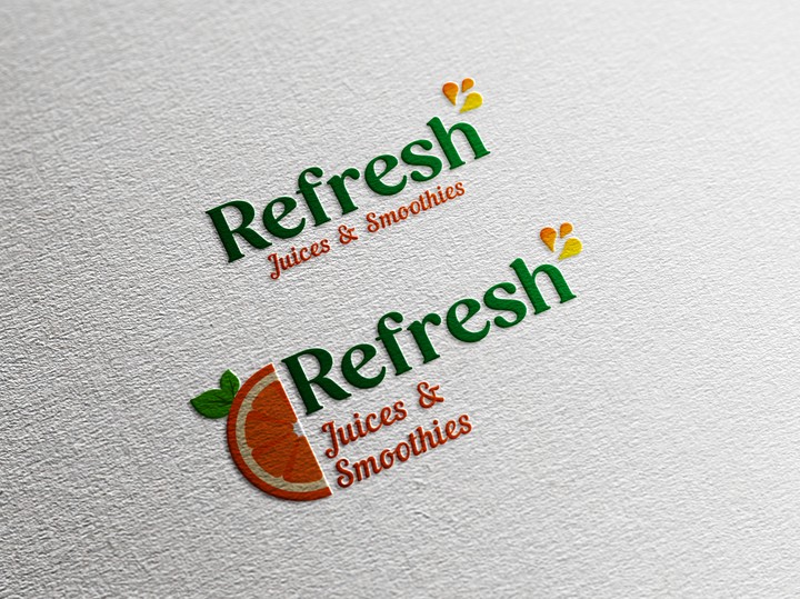 شعار "Refresh" للعصائر