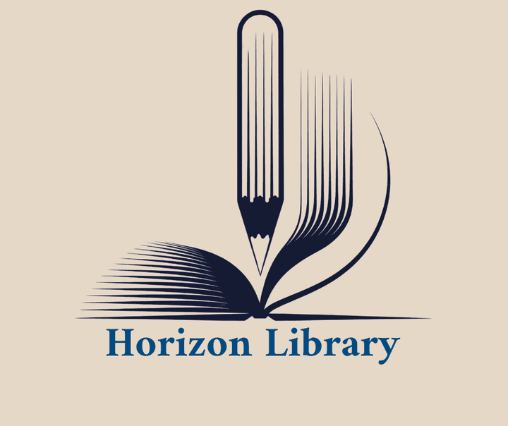 تصميم شعار:مكتبة الأفق(Horizon Library)