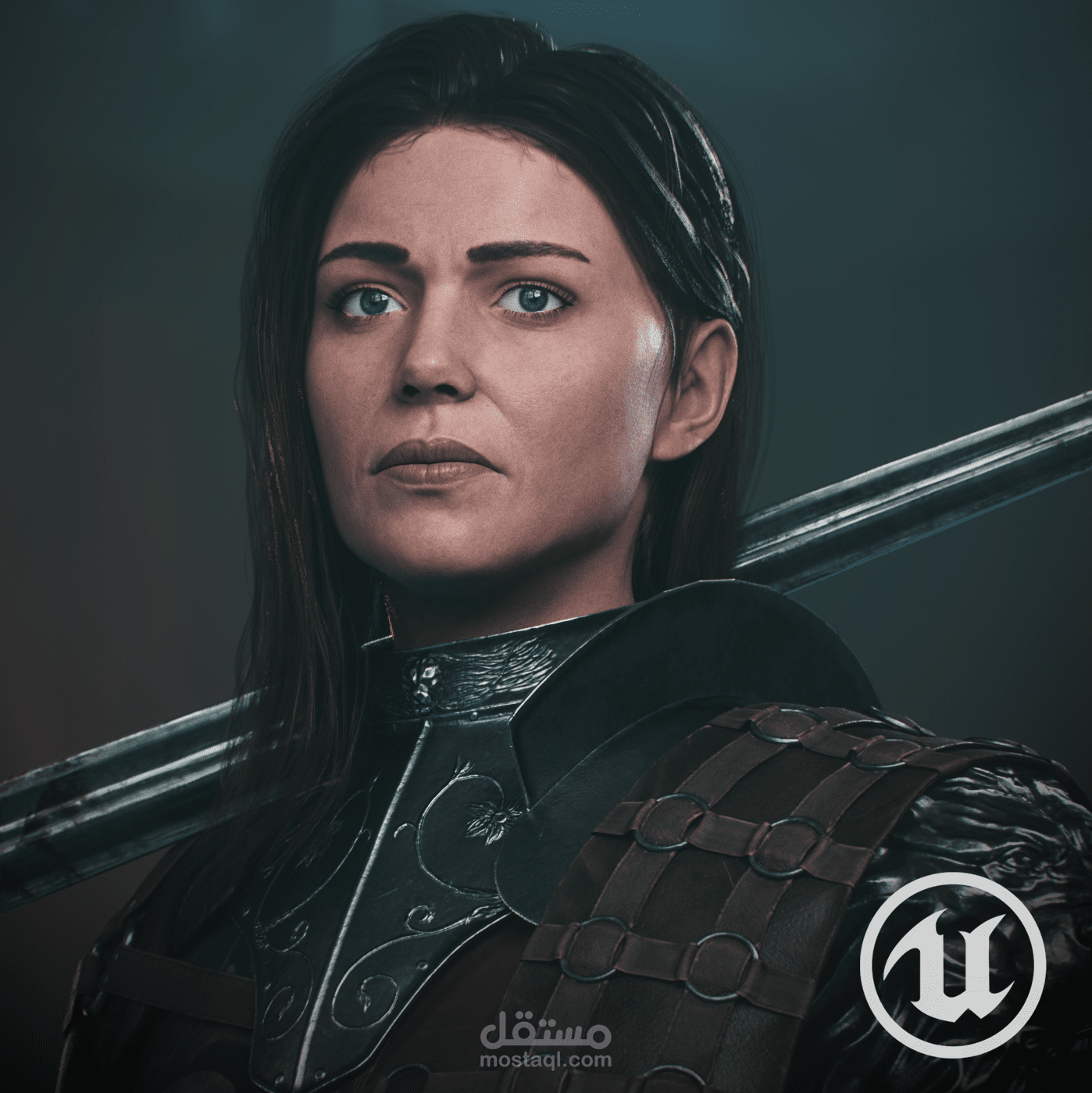 Medieval Mercenary Leader-Real Time Character