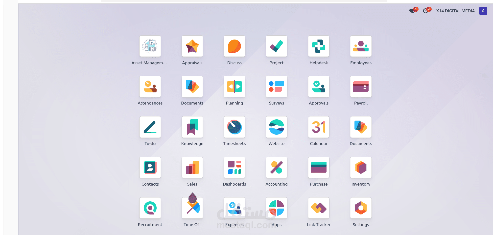 تنفيذ وتخصيص نظام Odoo ERP