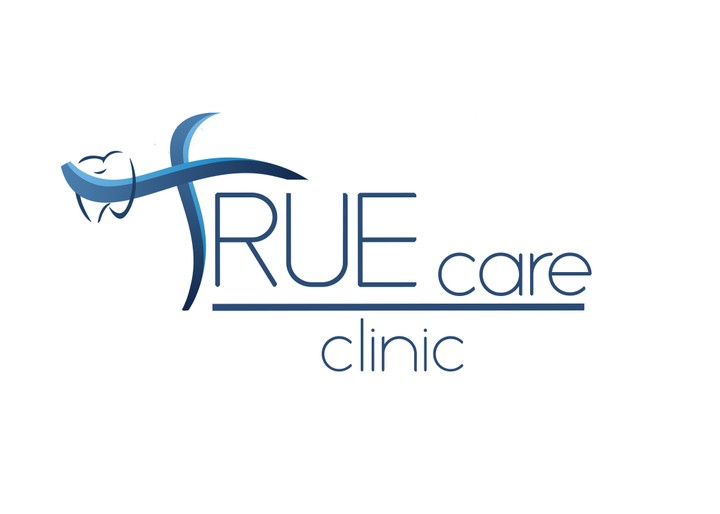 شعار احترافي لعيادة "True Care Clinic"