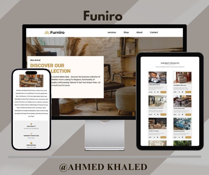 Funiro - متجر أثاث فاخر