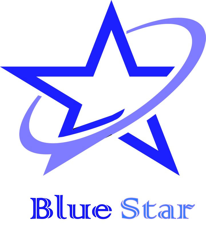 تصميم شعار لمقهى blue star