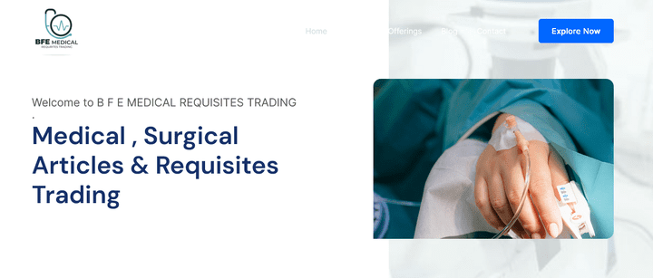 B F E MEDICAL REQUISITES TRADING