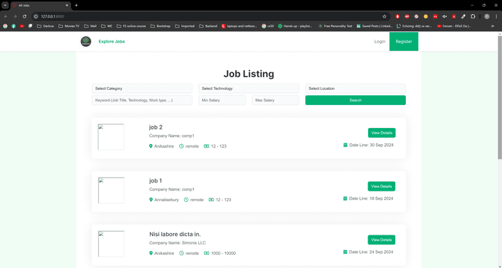 موقع لوحات الوظائف Job Board