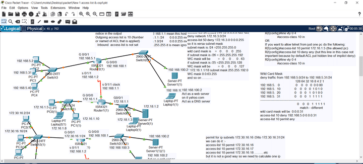 Explaining How ACL Works in The Company Network