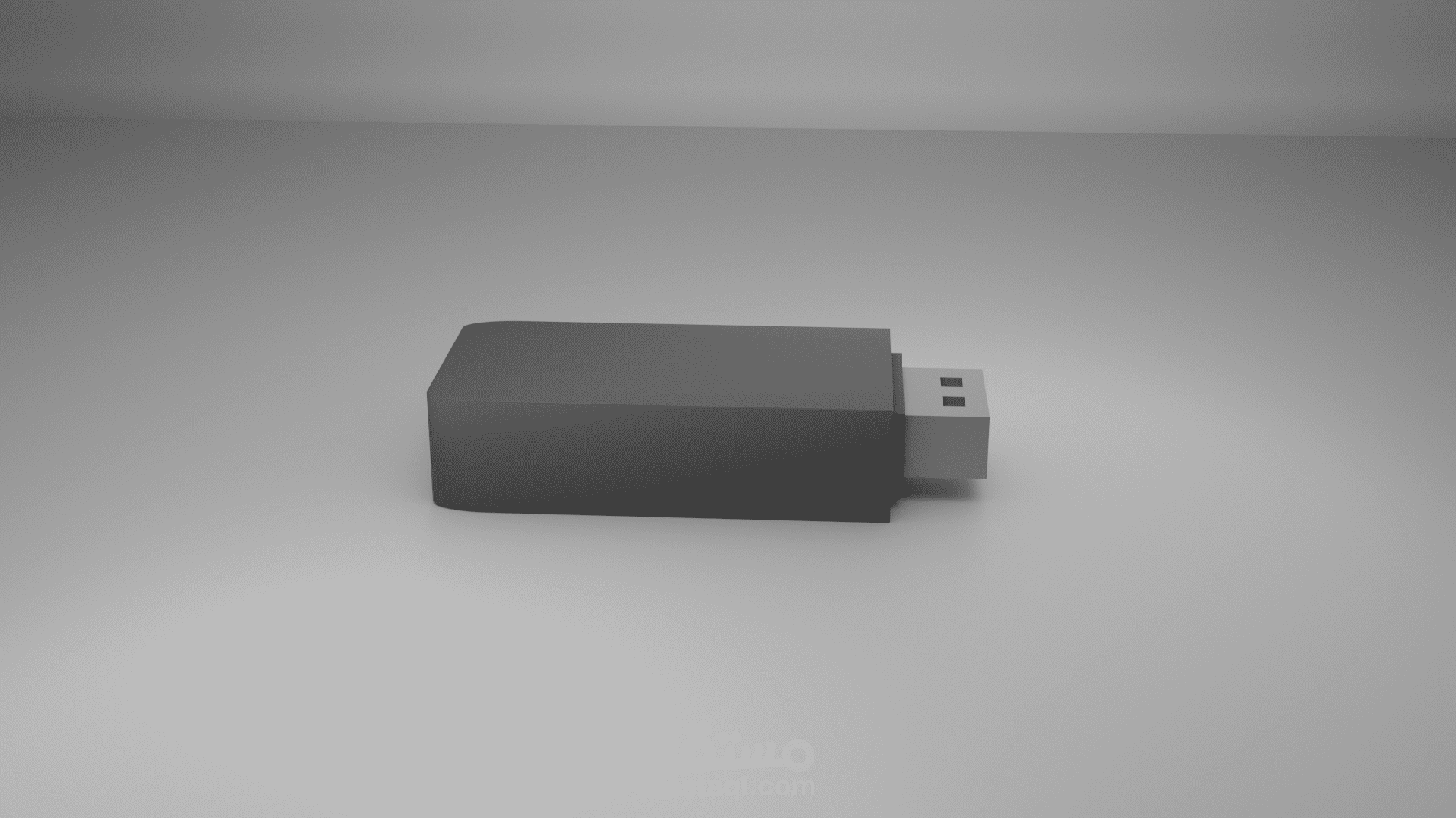 صميم فلاشة USB ثلاثية الأبعاد واقعية باستخدام Blender