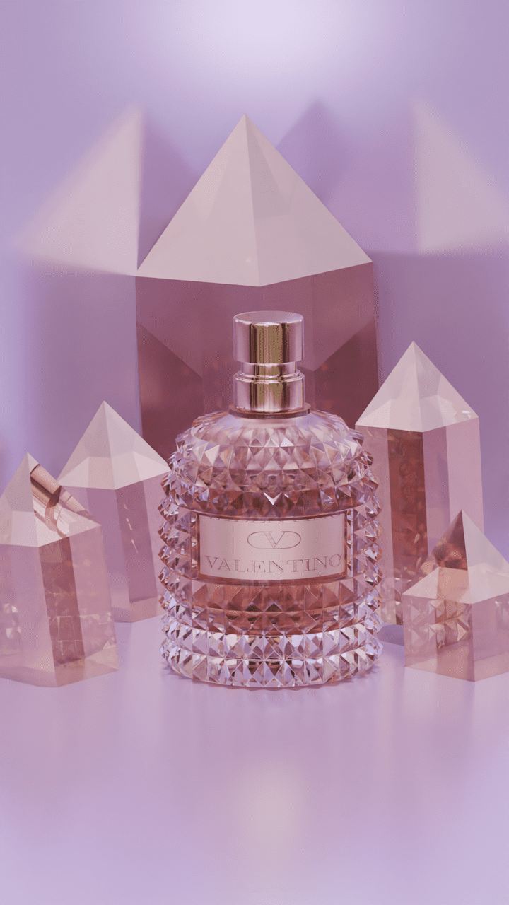 تصميم لعطر Valentino 3D