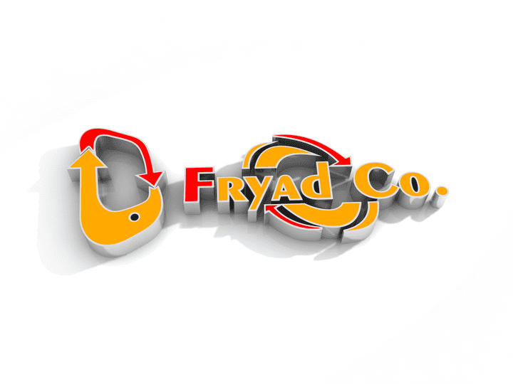 Fryad Co. 3D Logo Design