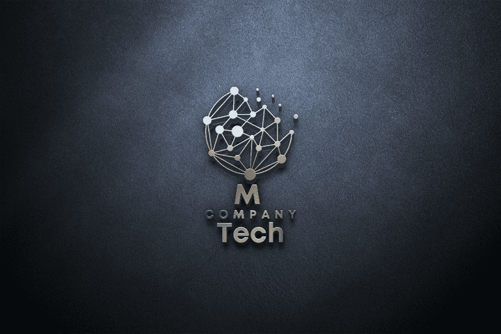 لوجو لشركه بأسم M Tech Company