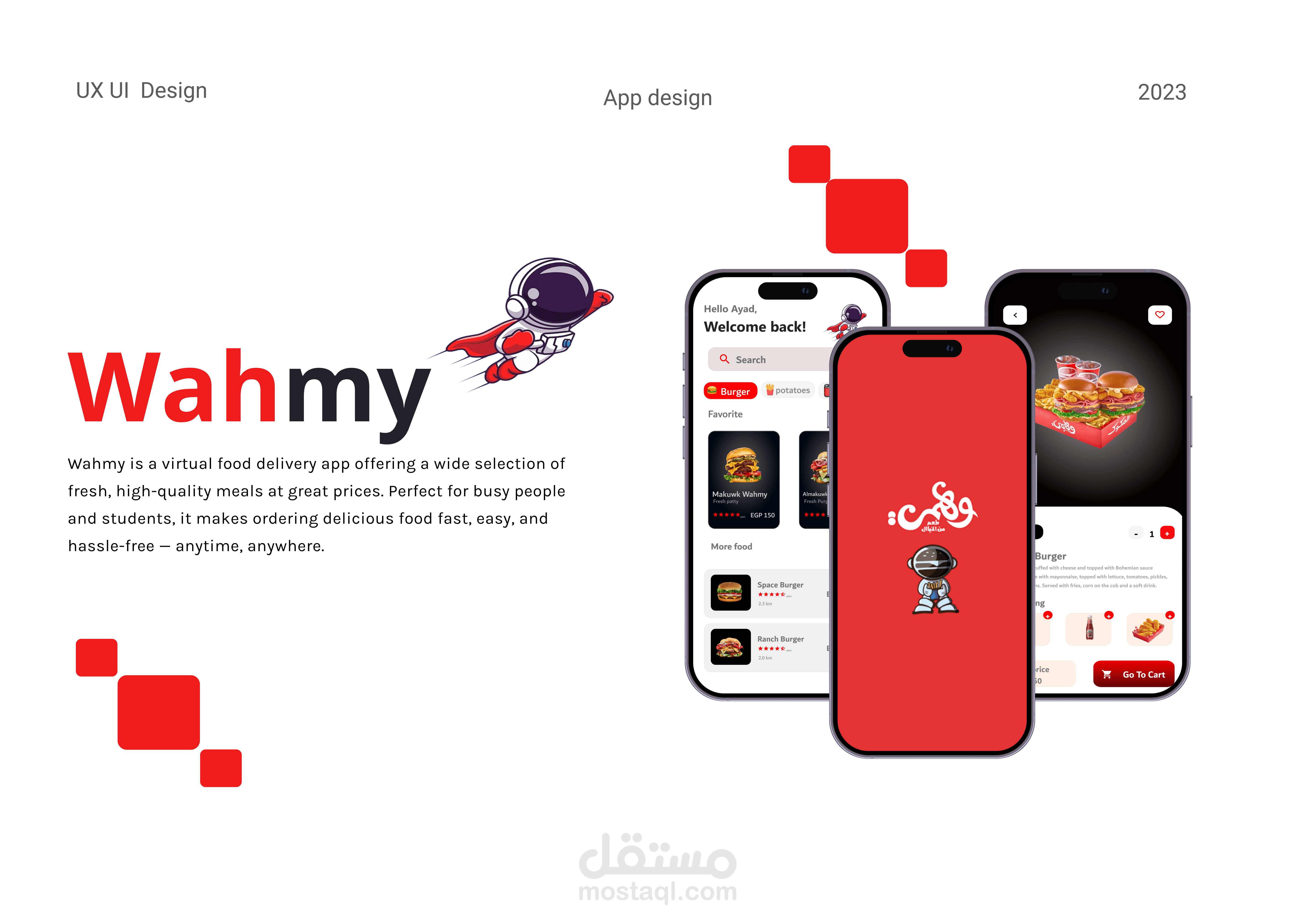 Whamy – Mobile App UI/UX Design for Burger Restaurant