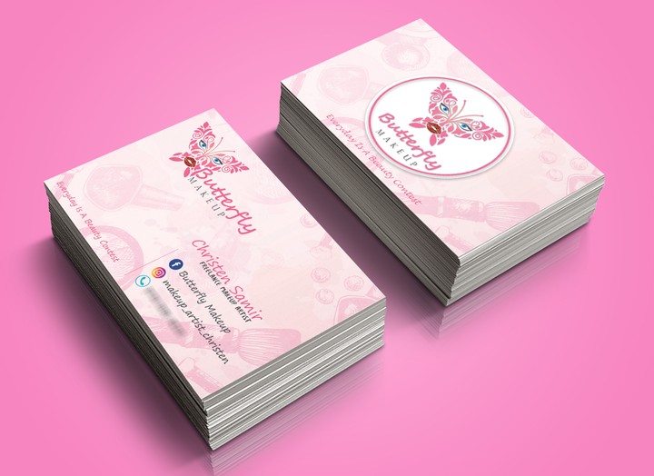 Business Card For Makeup Artist