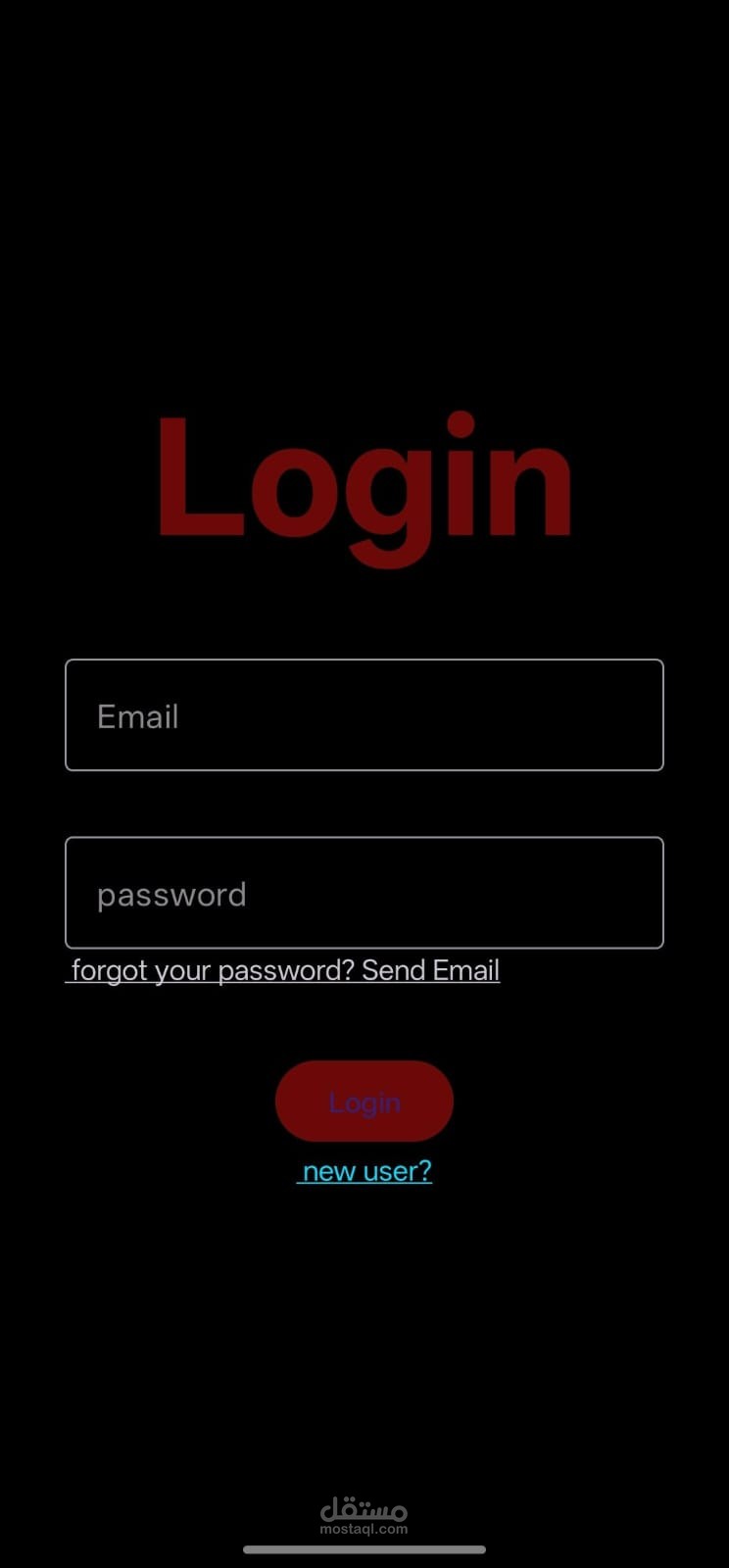 تطبيق عملي على ال Firebase authentication