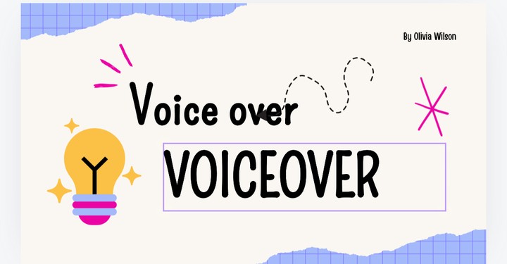 Voiceover for advertising with vision studio