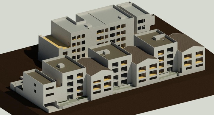 Projet réalisé en EXE sur le logiciel REVIT