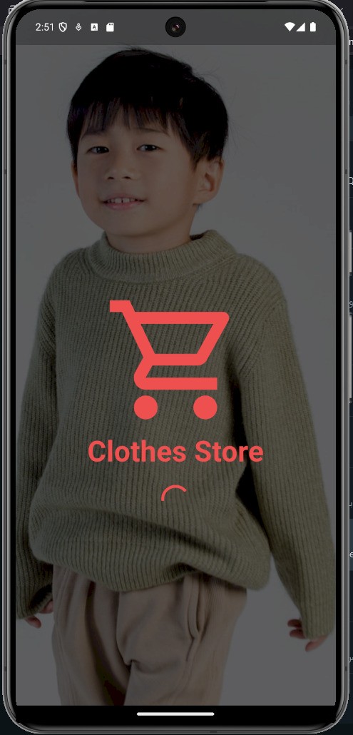 تطبيق "Clothes Store"