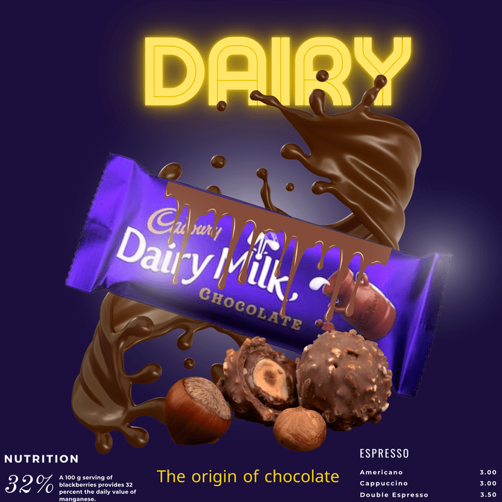 تصميم شركة DAIRY milk