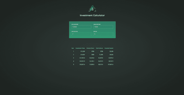 Investment Calculator