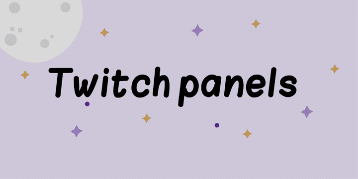 Twitch panels