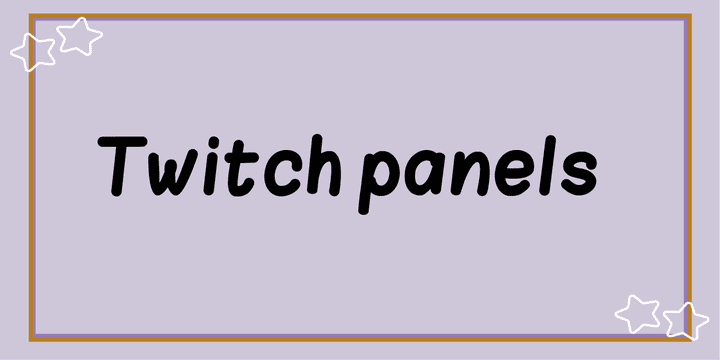 Twitch overlay