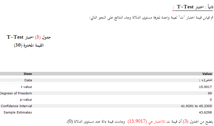 تحليل الفروق بين المجموعات باستخدام اختبار "ت" (T-Test) لاختبار الفرضيات الإحصائية.