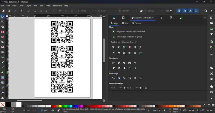 تصميم  QR cood