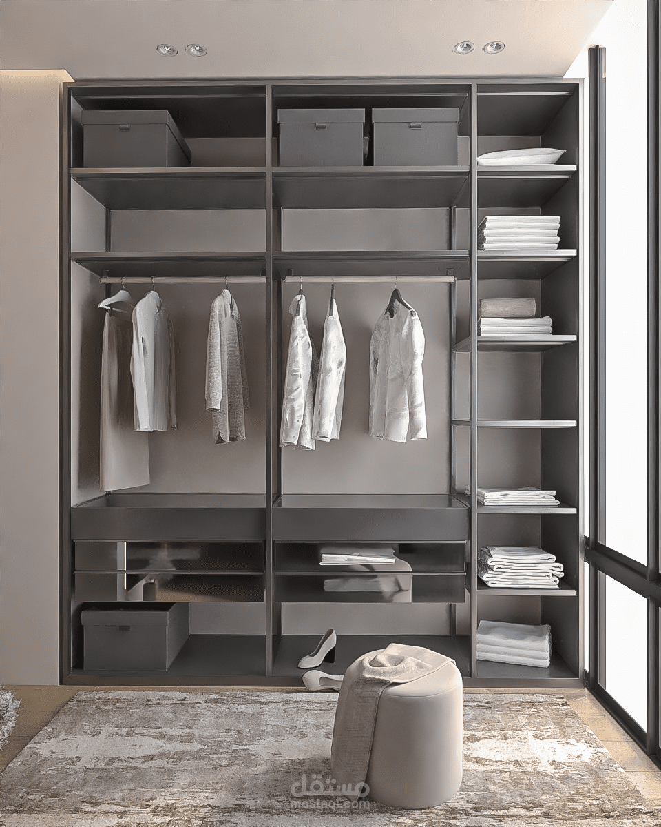 تصميم داخلي لدريسنج روم / غرفة ملابس
