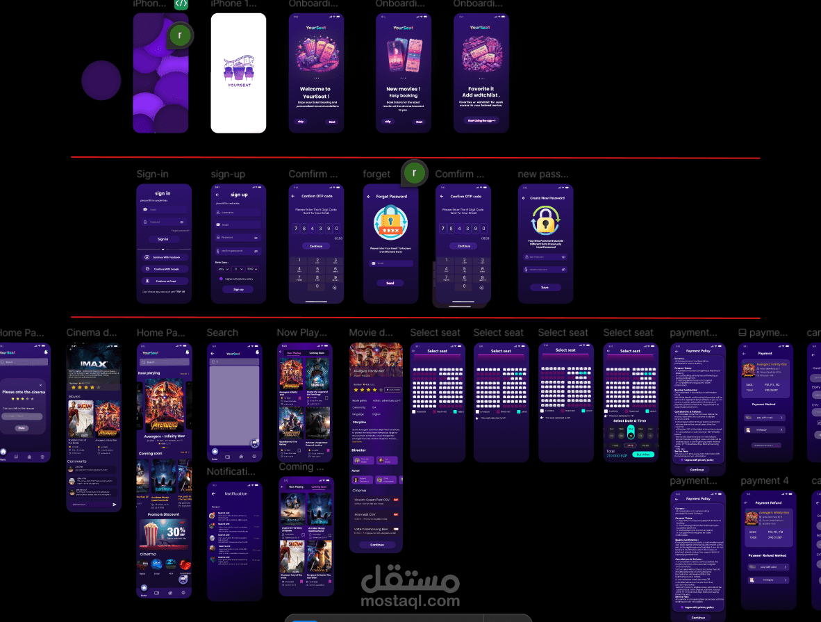 YourSeat- mobile application