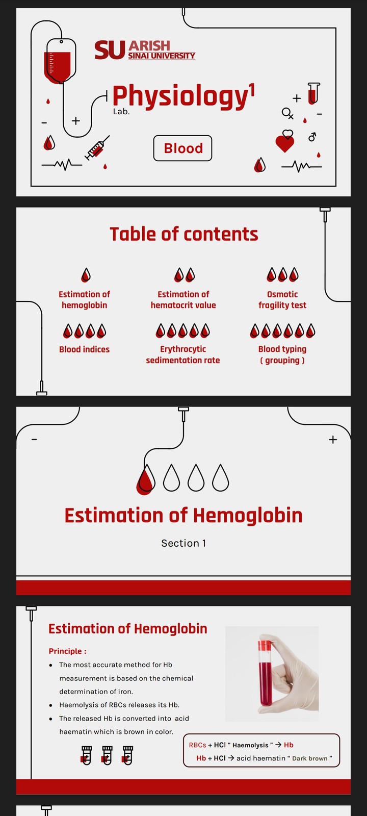 سكشن عن blood لماده الفسيولوجي لكليه طب الفم والاسنان