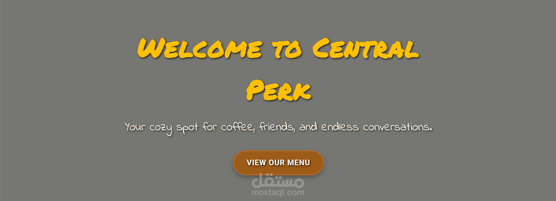 تصميم وتطوير موقع مقهى متكامل (Coffee Shop Website) باستخدام PHP و MySQL
