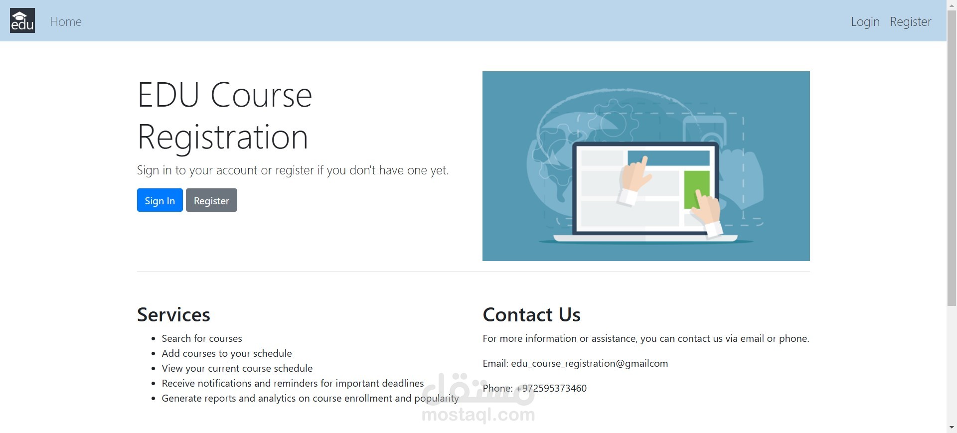 EDU Course Registration