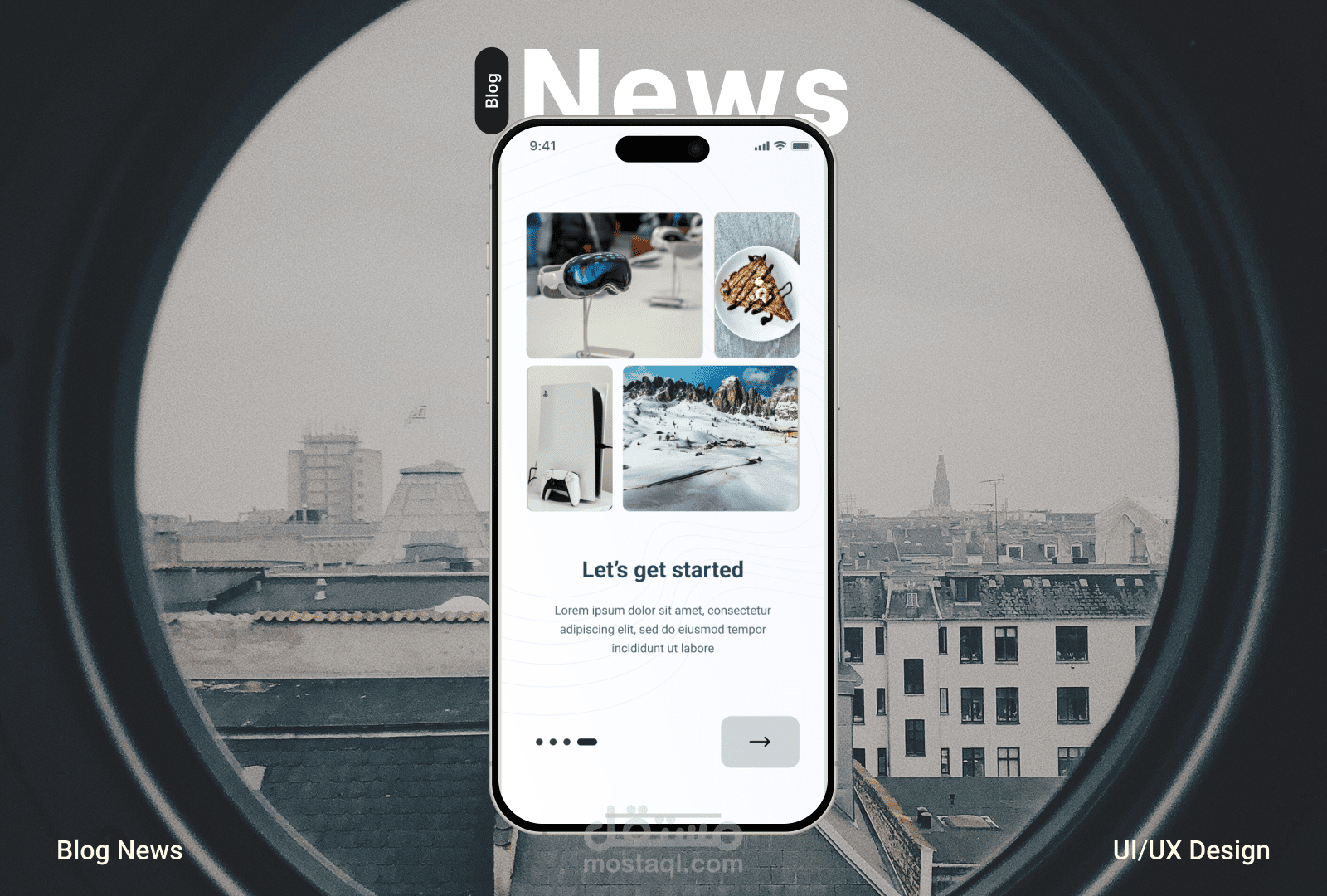 Blog News – Personalized News & Article App UI Design