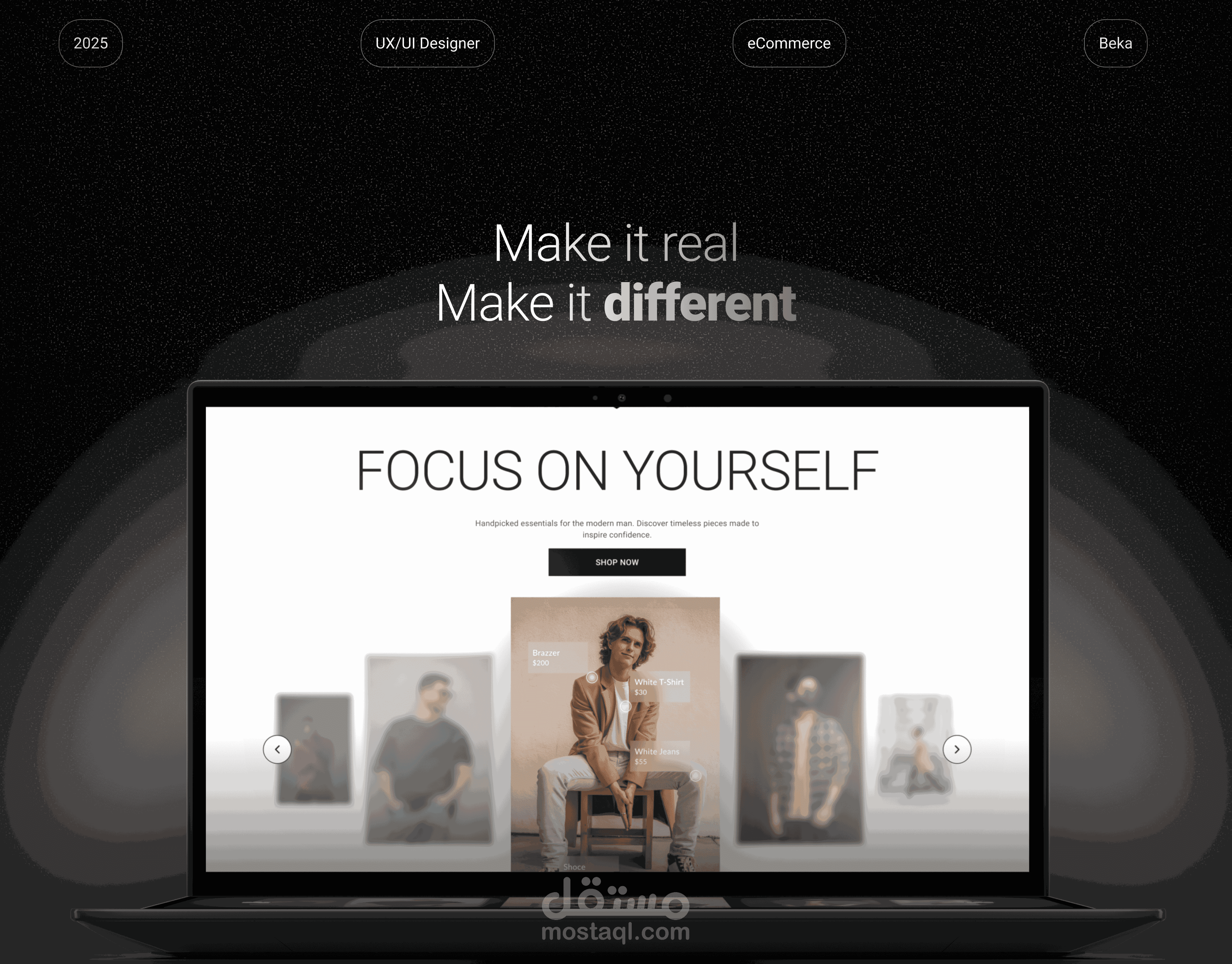 Beka – Premium Men's Clothing E-commerce Website Design