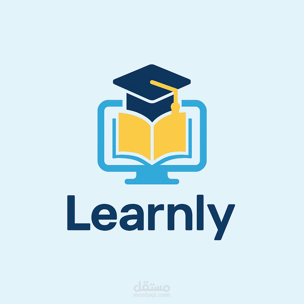 تصميم شعار لمنصة تعلم إلكتروني – Learnly