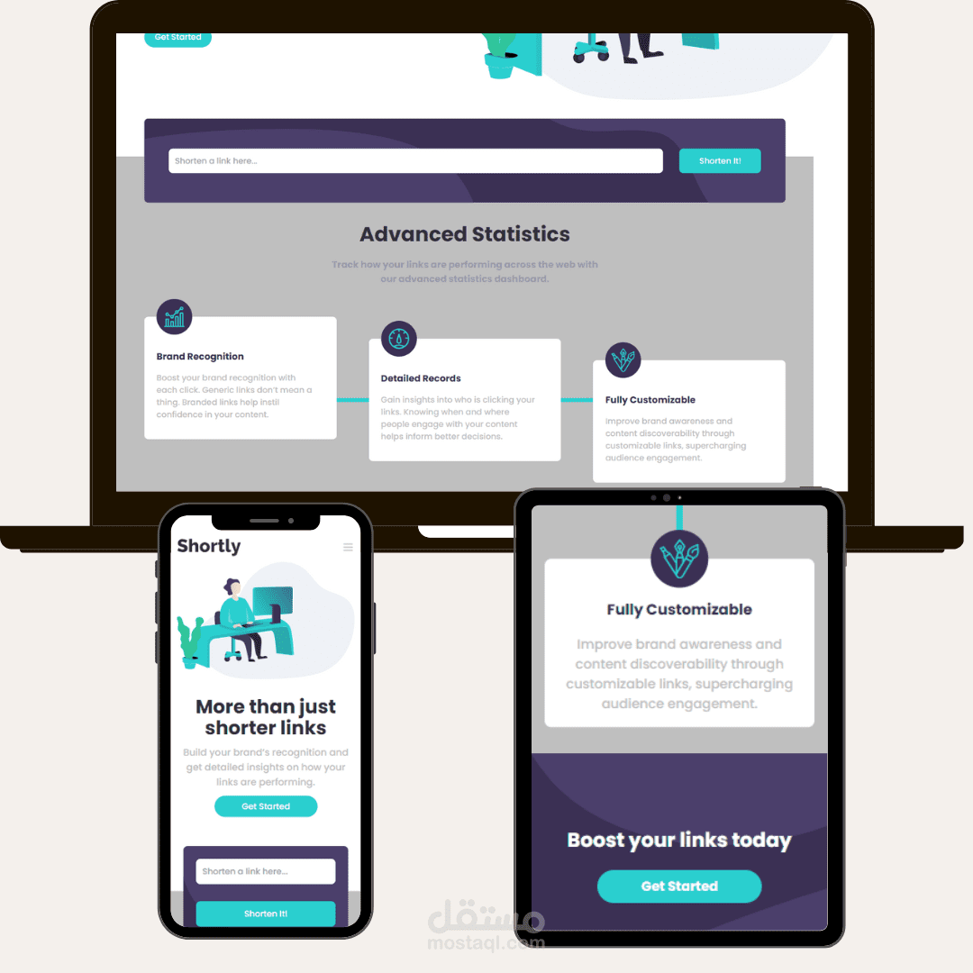api اختصار الروابط | مستقل