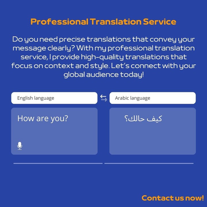 Professional Translator between Arabic and English