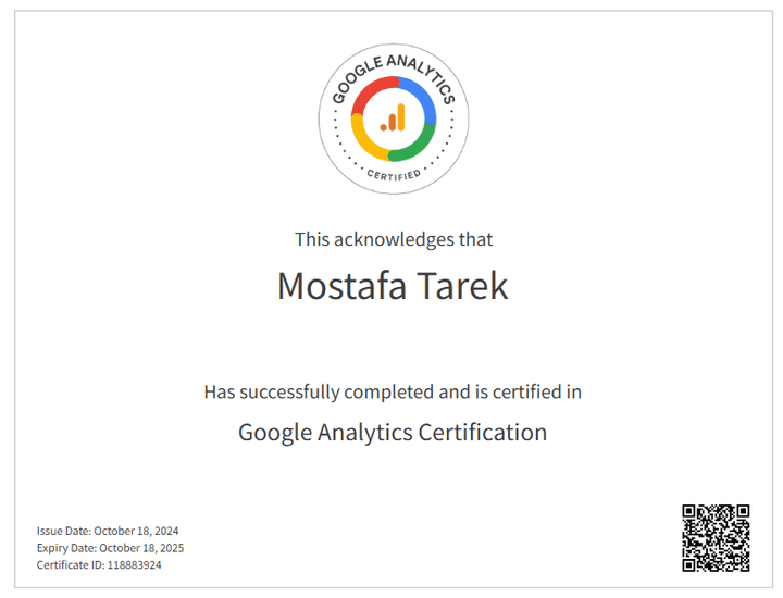 Google Analytics Certification