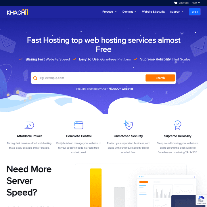 موقع شركة استضافة Fast Hosting