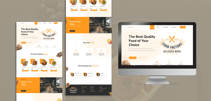 Restaurant Website Design