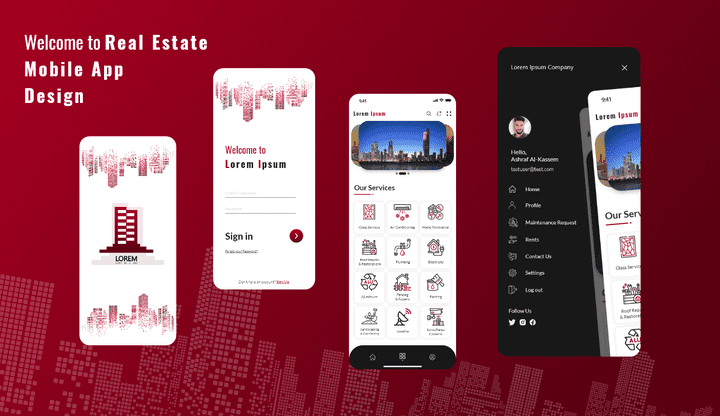 Real Estate Mobile App Design