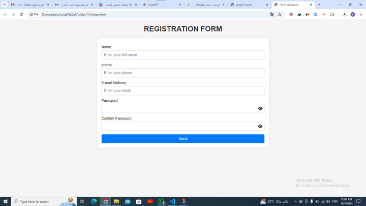 REGISTRATION FORM