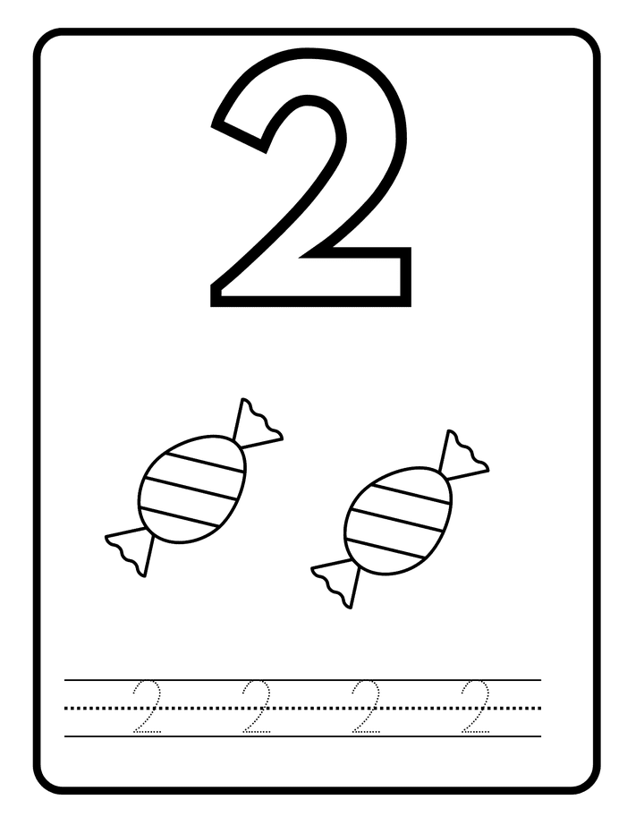 Coloring & Tracing Numbers