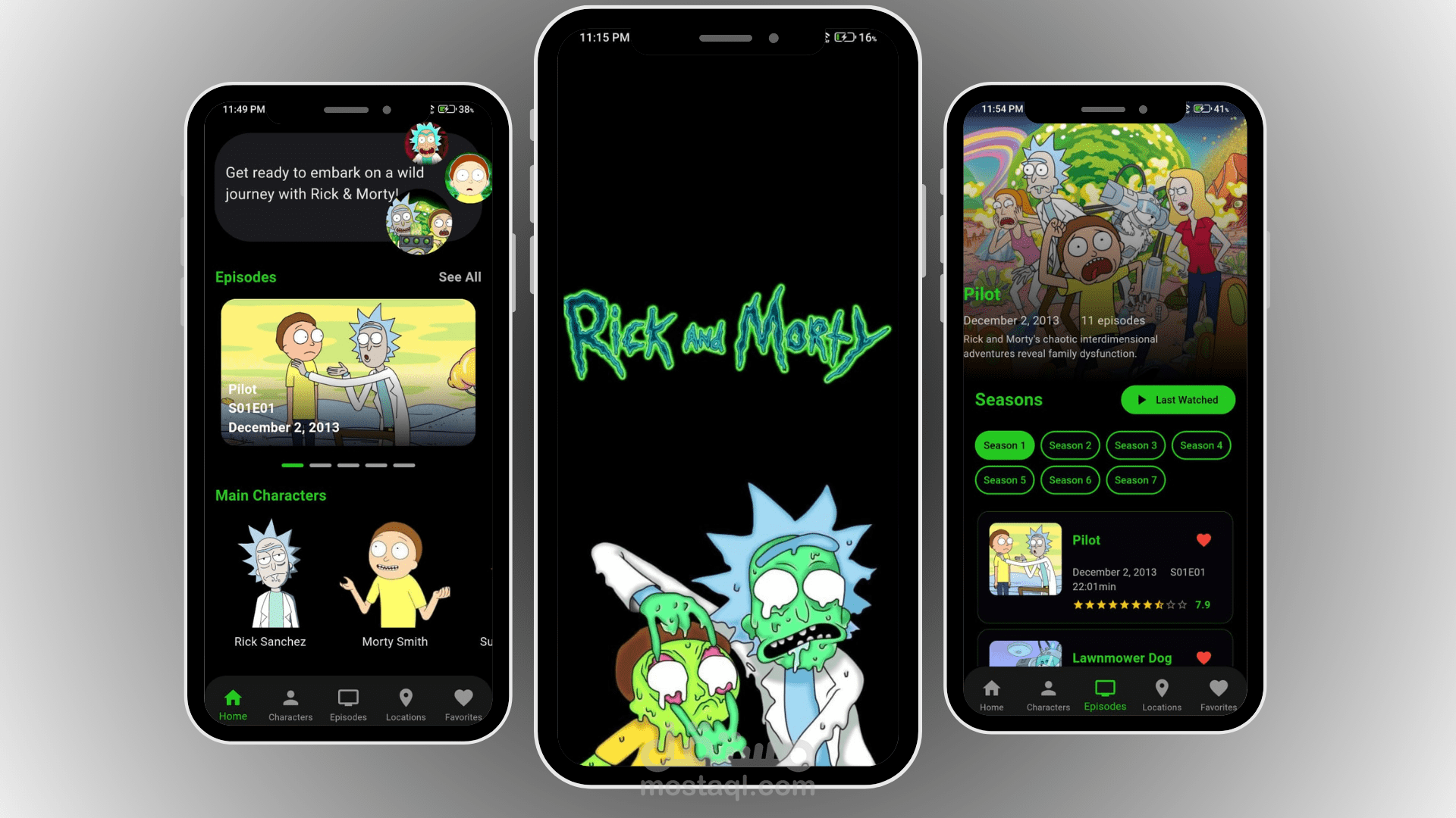 Rick & Morty Mobile App