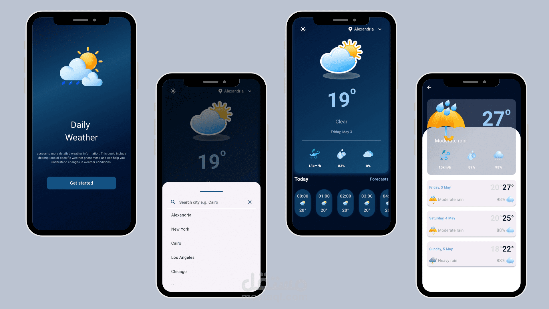 Simple Weather Mobile App