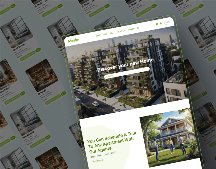 Maskn - Real Estate Website