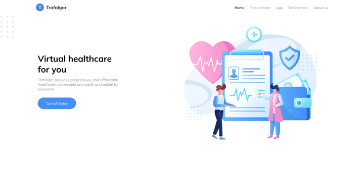 Landing page