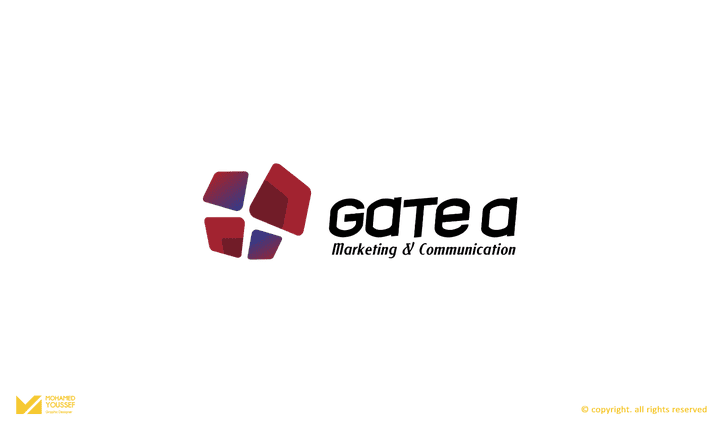 GATE A  markting & communication Brand identity