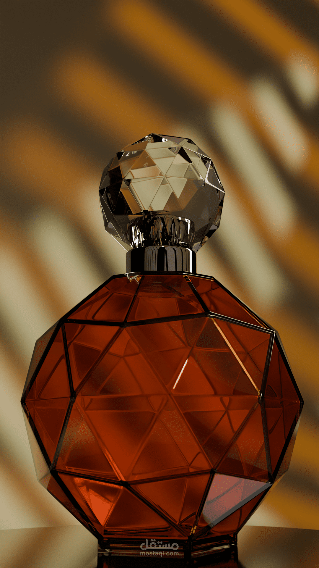 Minimal Perfume Bottle – Product Rendering